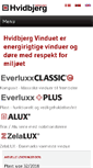 Mobile Screenshot of hvidbjergvinduet.com