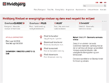 Tablet Screenshot of hvidbjergvinduet.com